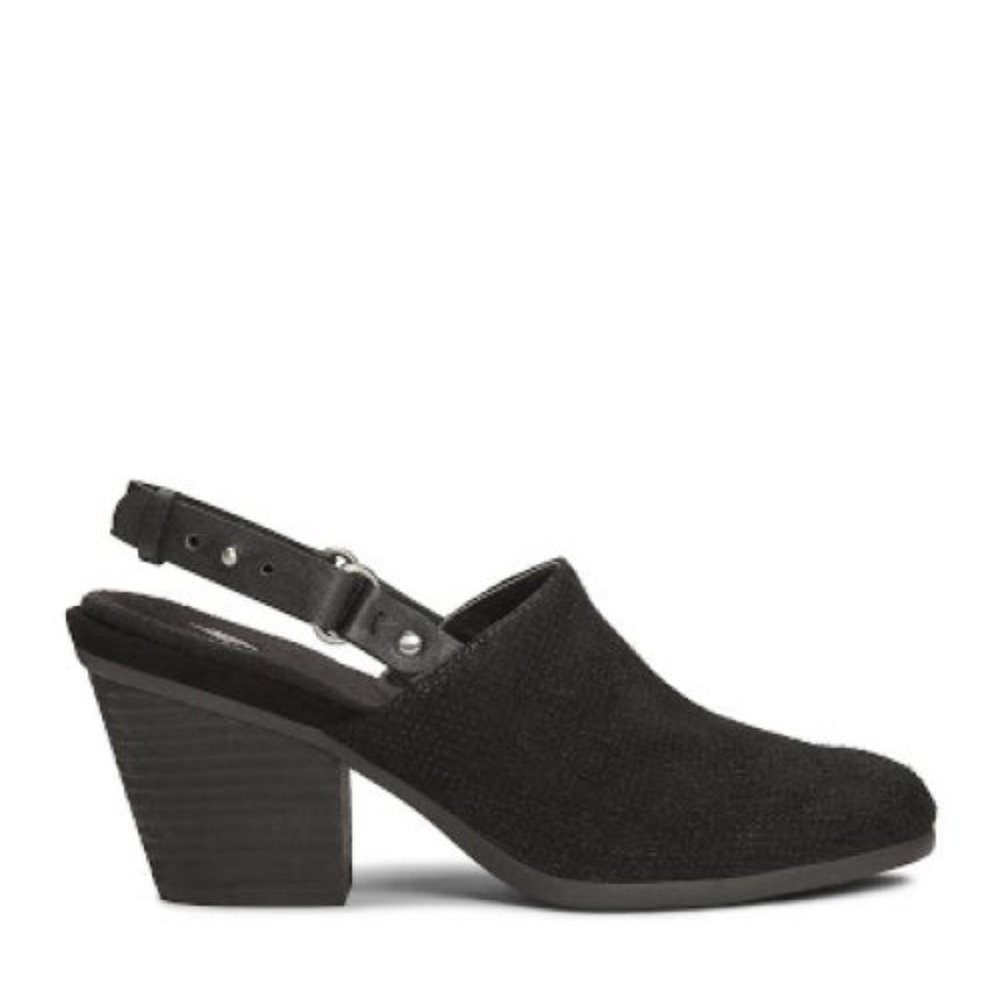 Aerosoles Black Combo 820 Vitamin Slingback Sz 8M